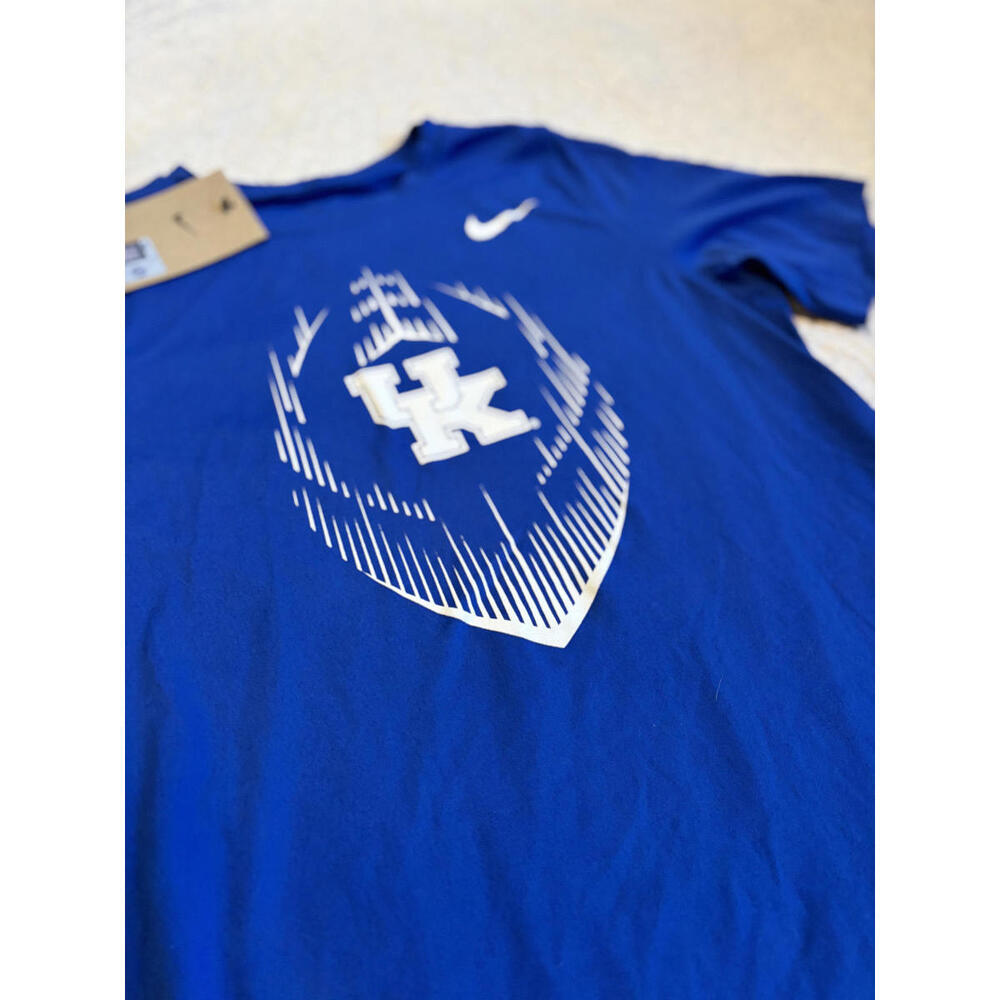 Nike University of Kentucky Blue Activewear T-Shirt Youth Size Large‎ #504 - Picture 2 of 5